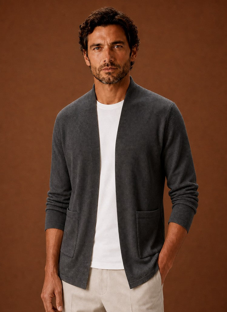 Knit Open Front Cardigan