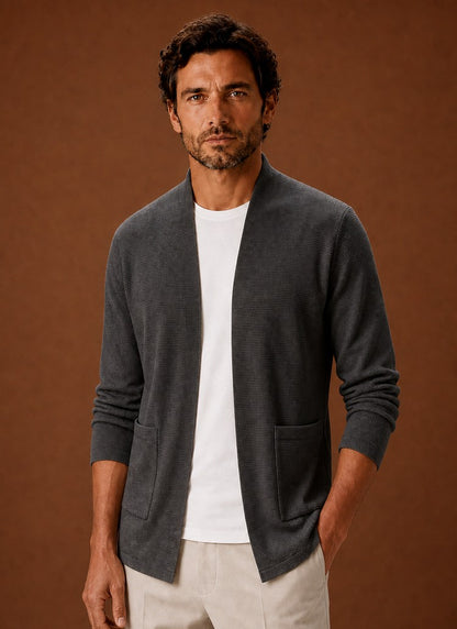 Knit Open Front Cardigan