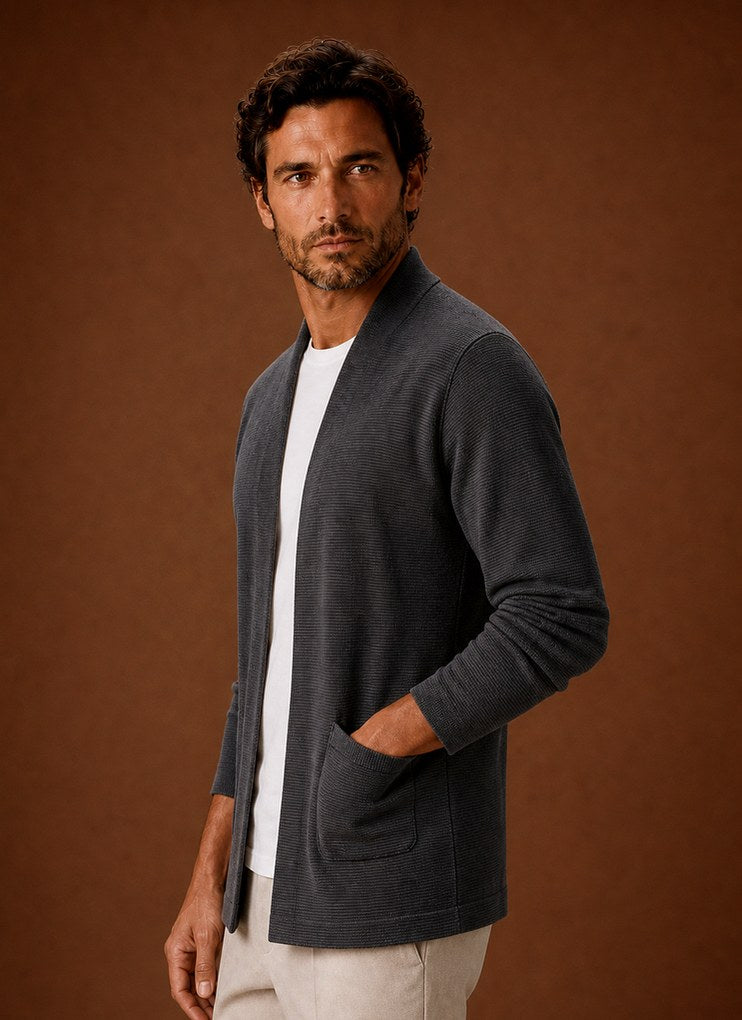 Knit Open Front Cardigan
