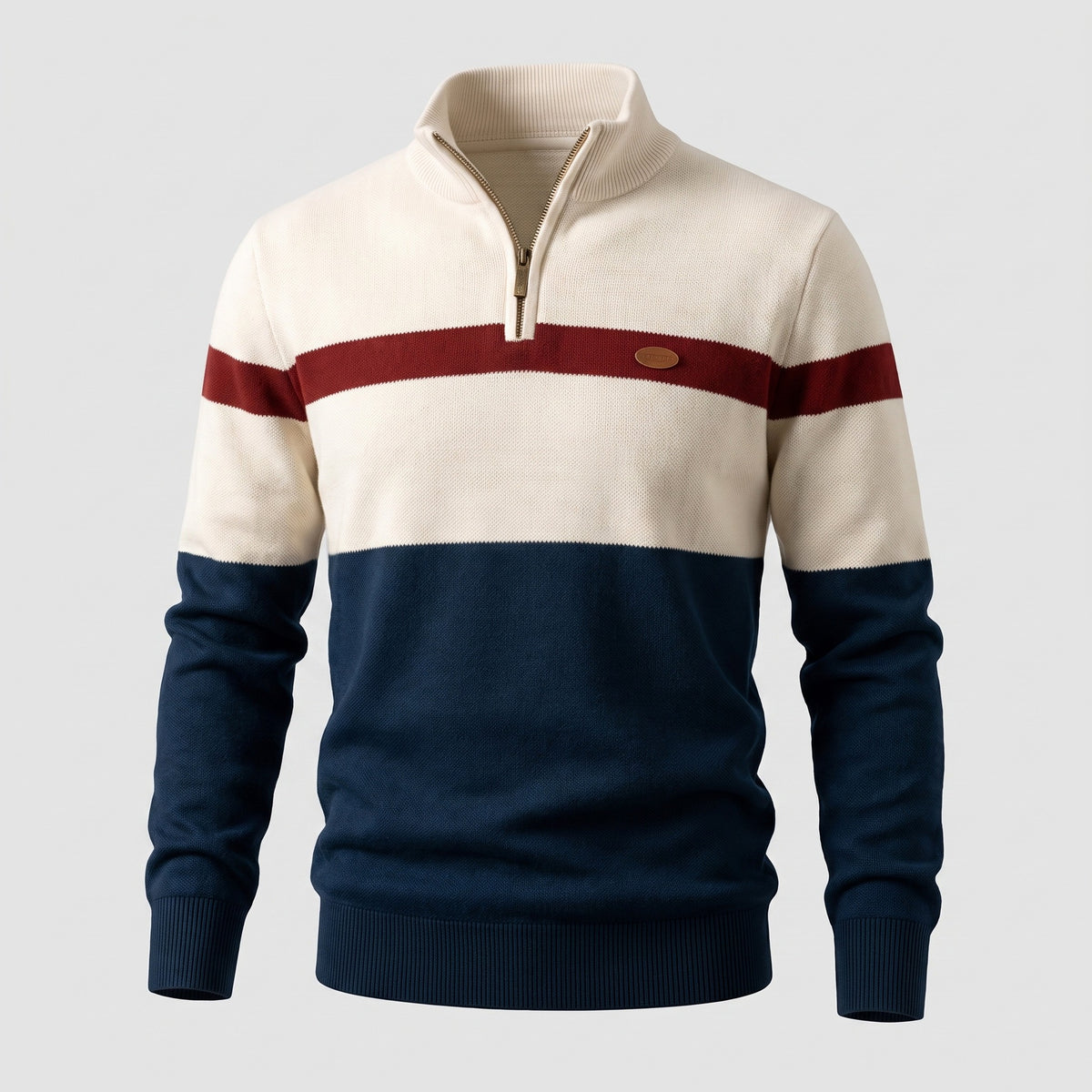 Knit Quarter Zip Sweater