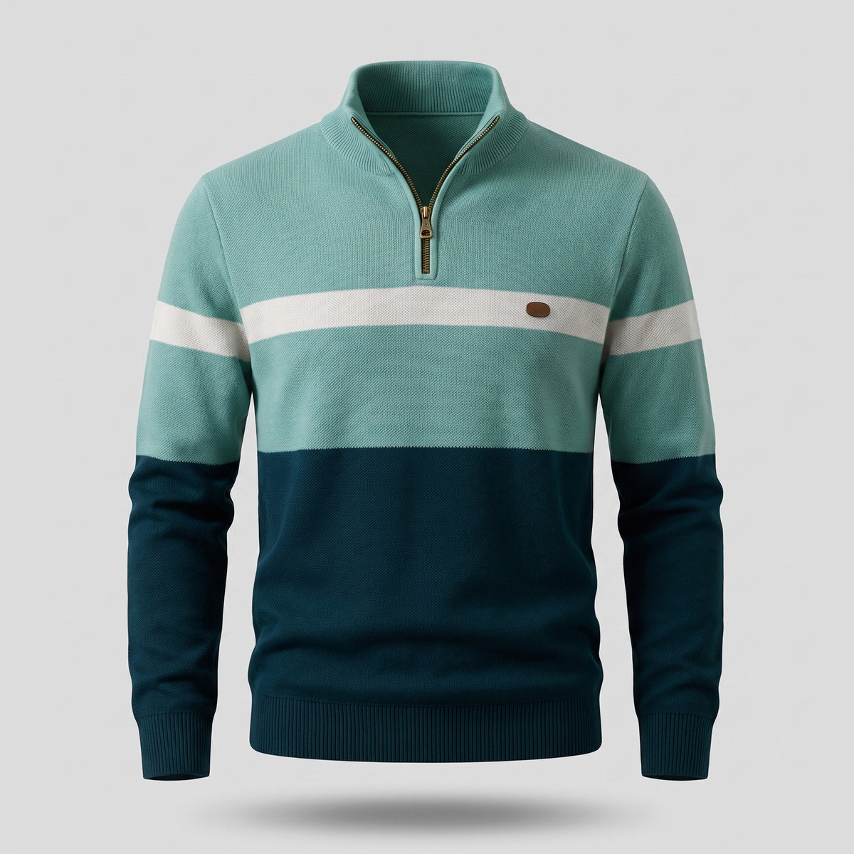 Knit Quarter Zip Sweater