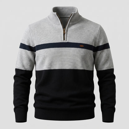 Knit Quarter Zip Sweater