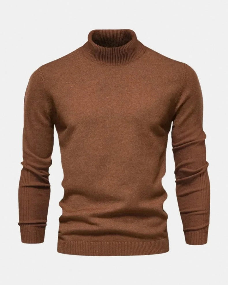 Knit Slim Fit Turtleneck Sweater