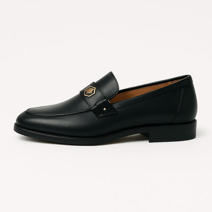 Leather Slip On Dress Loafers