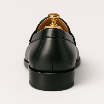 Leather Slip On Dress Loafers