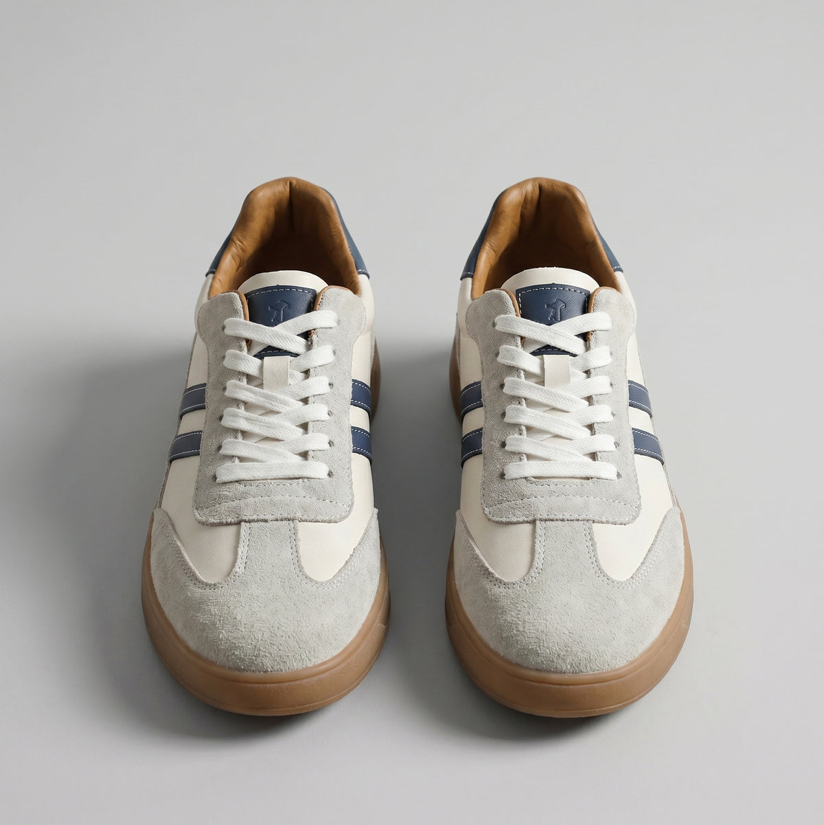 Leather Suede Low Top Sneakers
