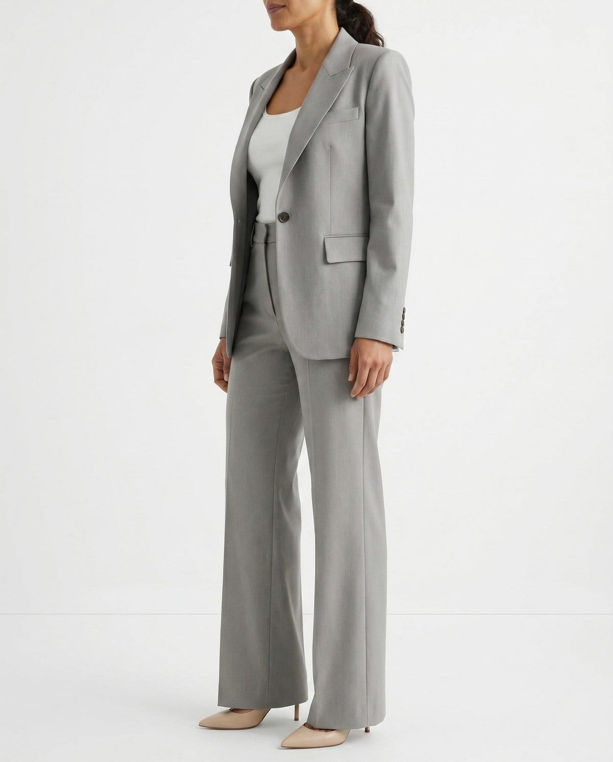 Long Sleeve Blazer and Pants Matching Set