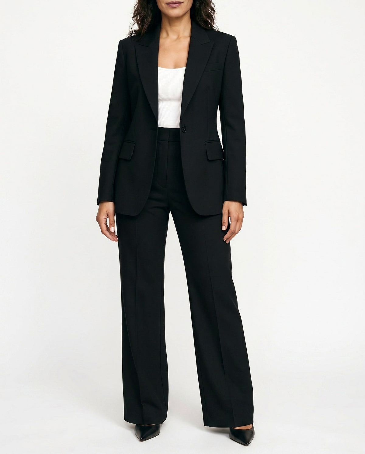 Long Sleeve Blazer and Pants Matching Set
