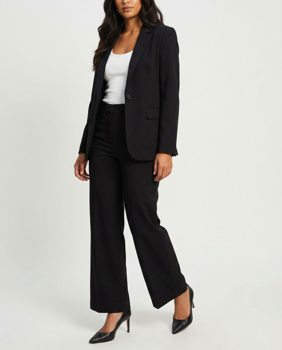 Long Sleeve Blazer and Pants Matching Set