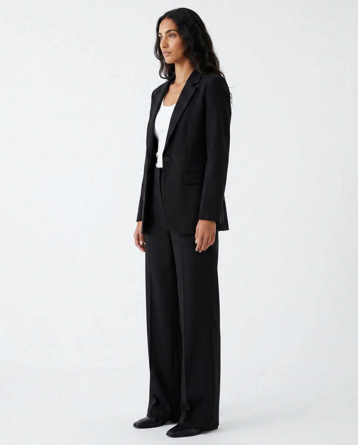 Long Sleeve Blazer and Pants Matching Set