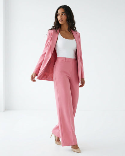 Long Sleeve Blazer and Pants Matching Set