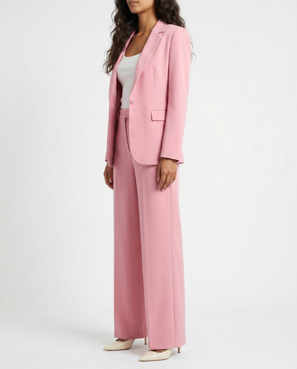 Long Sleeve Blazer and Pants Matching Set