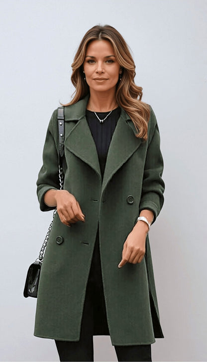 Long Sleeve Double Breasted Coat