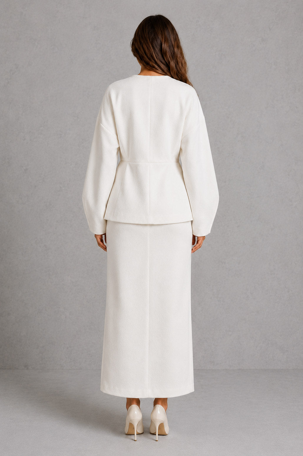 Long Sleeve Double Breasted Two Piece Set