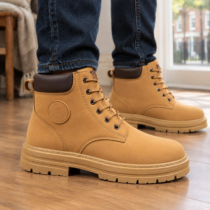 Lug Sole Lace Up Boots