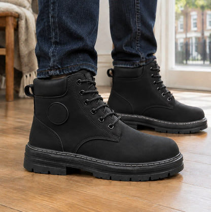 Lug Sole Lace Up Boots
