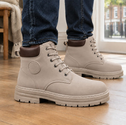 Lug Sole Lace Up Boots