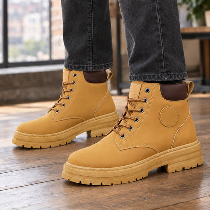 Lug Sole Lace Up Combat Boots