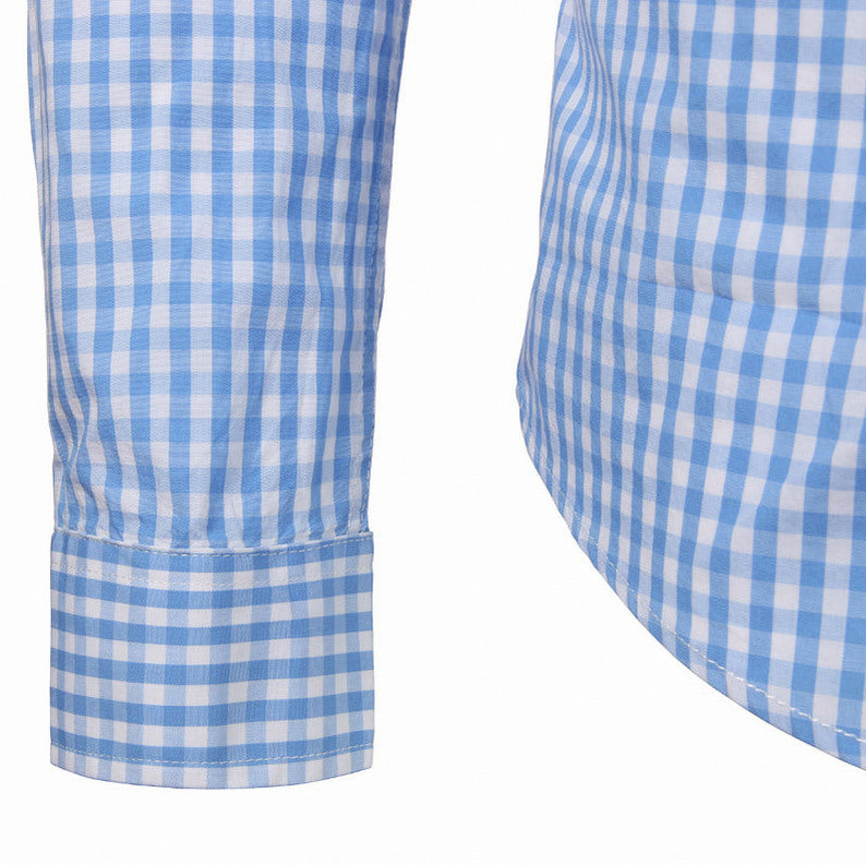 Plaid Button Down Long Sleeve Shirt