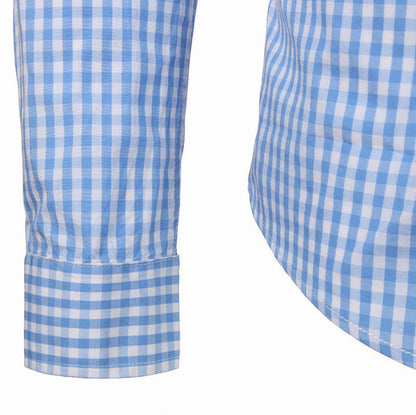 Plaid Button Down Long Sleeve Shirt