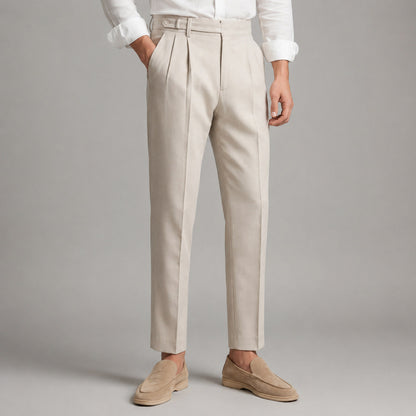 Tailored Fit Pleated Dress Pants