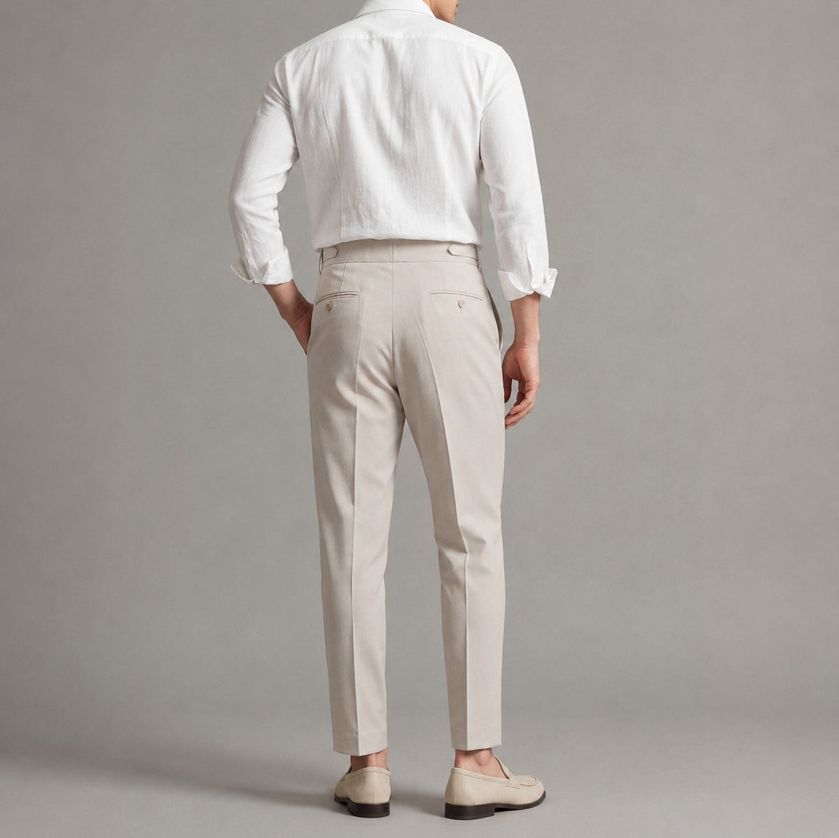 Tailored Fit Pleated Dress Pants