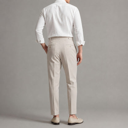 Tailored Fit Pleated Dress Pants