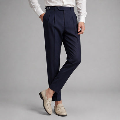 Tailored Fit Pleated Dress Pants