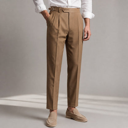 Tailored Fit Pleated Dress Pants