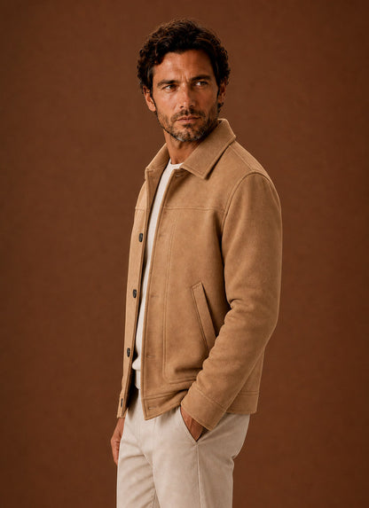 Regular Fit Button Front Overshirt