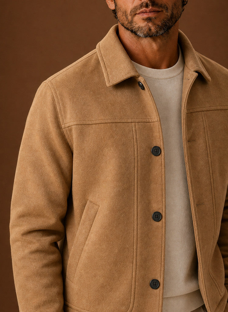 Regular Fit Button Front Overshirt