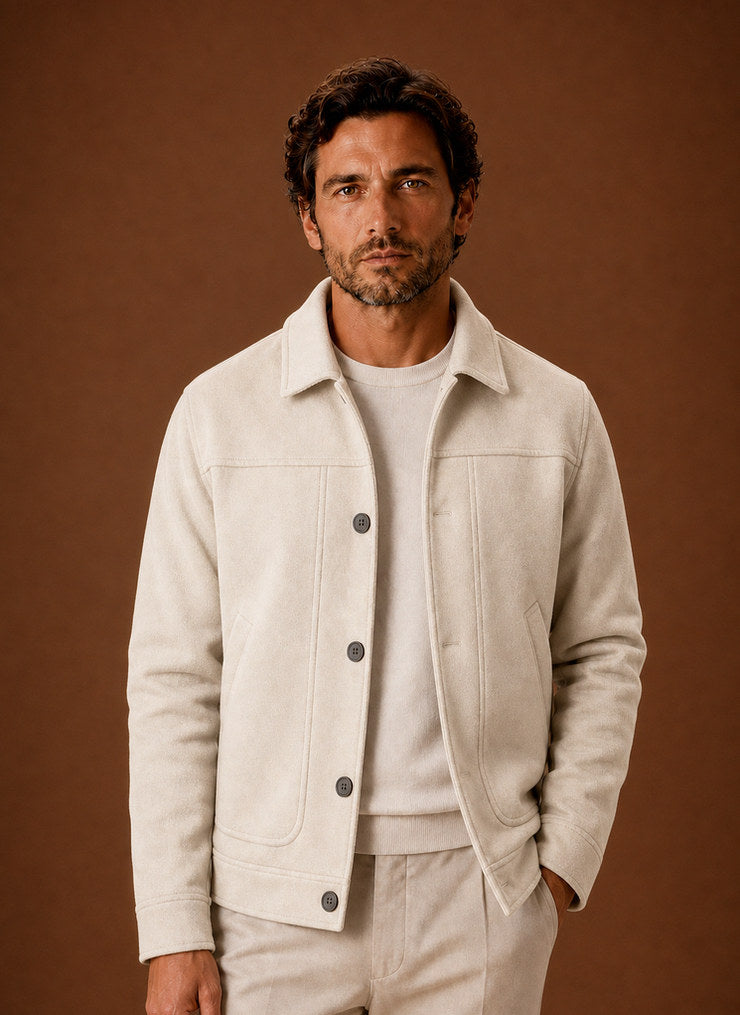 Regular Fit Button Front Overshirt