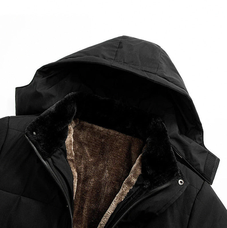 Regular Fit Hooded Parka Jacket