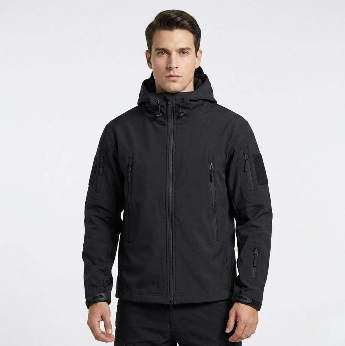 Regular Fit Hooded Zip Jacket
