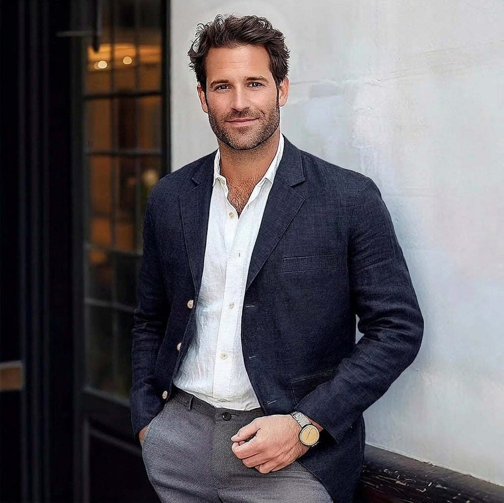 Regular Fit Unstructured Blazer