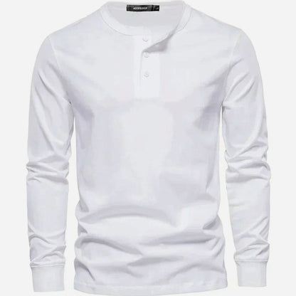 Regular Fit Long Sleeve Henley Shirt