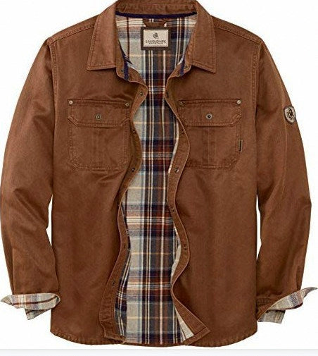 Regular Fit Plaid Lined Overshirt