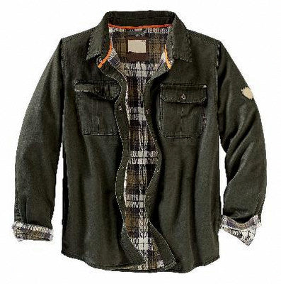 Regular Fit Plaid Lined Overshirt
