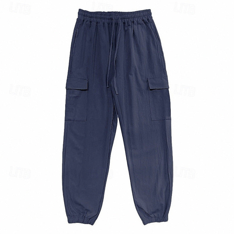 Relaxed Fit Cuffed Cargo Pants