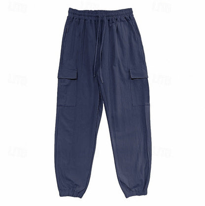 Relaxed Fit Cuffed Cargo Pants