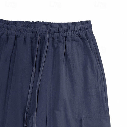 Relaxed Fit Cuffed Cargo Pants