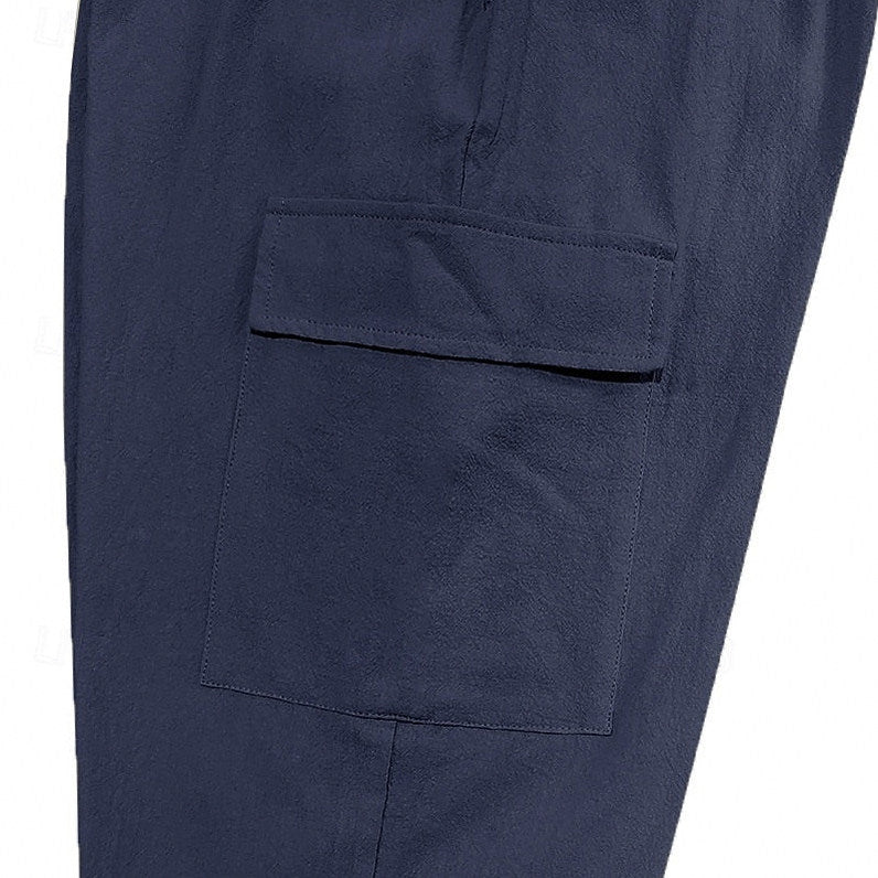 Relaxed Fit Cuffed Cargo Pants