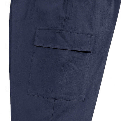 Relaxed Fit Cuffed Cargo Pants
