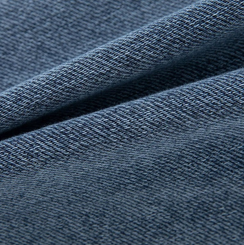 Relaxed Fit Denim Paneled Joggers