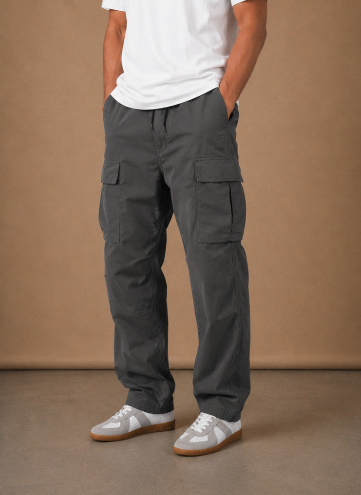 Relaxed Fit Twill Cargo Pants