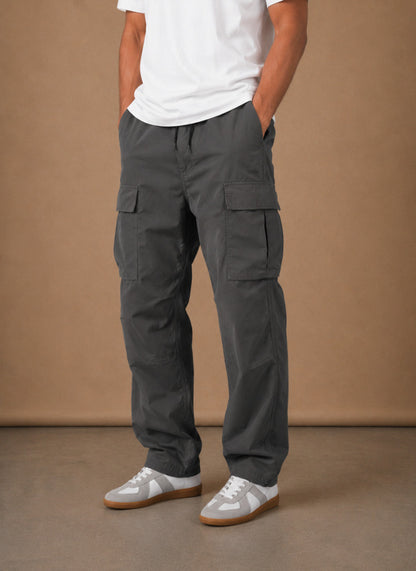 Relaxed Fit Twill Cargo Pants