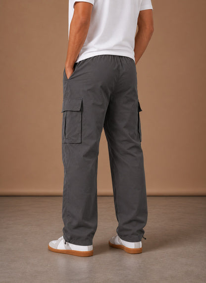 Relaxed Fit Twill Cargo Pants