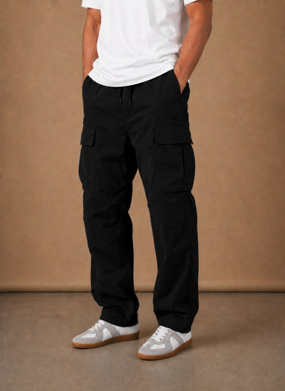 Relaxed Fit Twill Cargo Pants