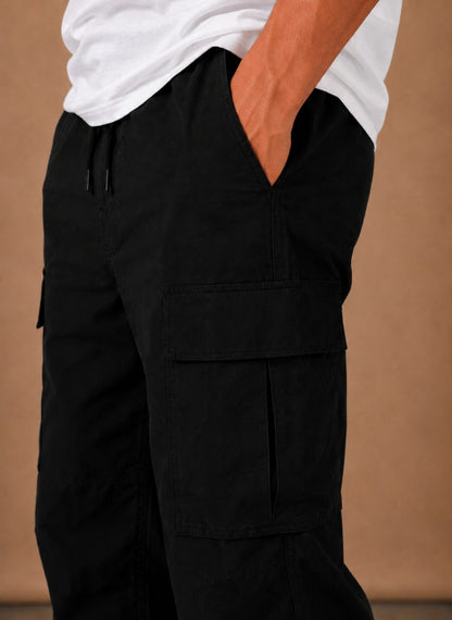 Relaxed Fit Twill Cargo Pants