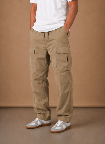 Relaxed Fit Twill Cargo Pants
